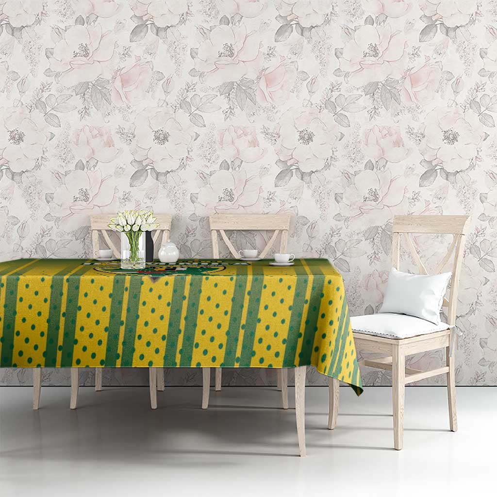 Custom Dominica Cricket Tablecloth Sporty Style - Wonder Print Shop