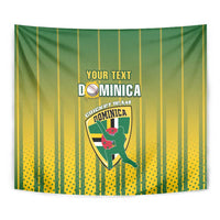 Custom Dominica Cricket Tapestry Sporty Style - Wonder Print Shop