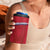 Custom Liberia Football 4 in 1 Can Cooler Tumbler Lion Mascot - Red - Wonder Print Shop
