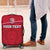 Custom Liberia Football Luggage Cover Lion Mascot - Red - Wonder Print Shop