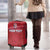 Custom Liberia Football Luggage Cover Lion Mascot - Red - Wonder Print Shop