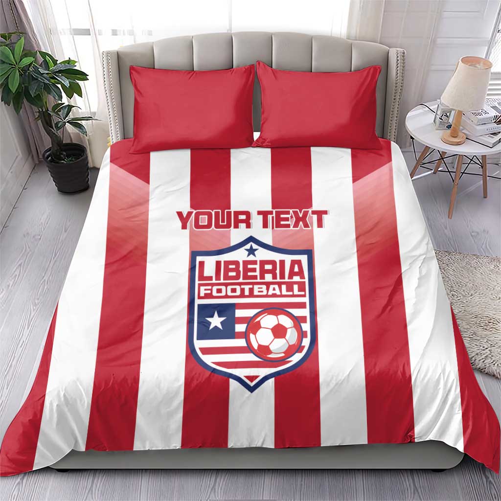 Custom Liberia Football Bedding Set Sporty Style - Wonder Print Shop