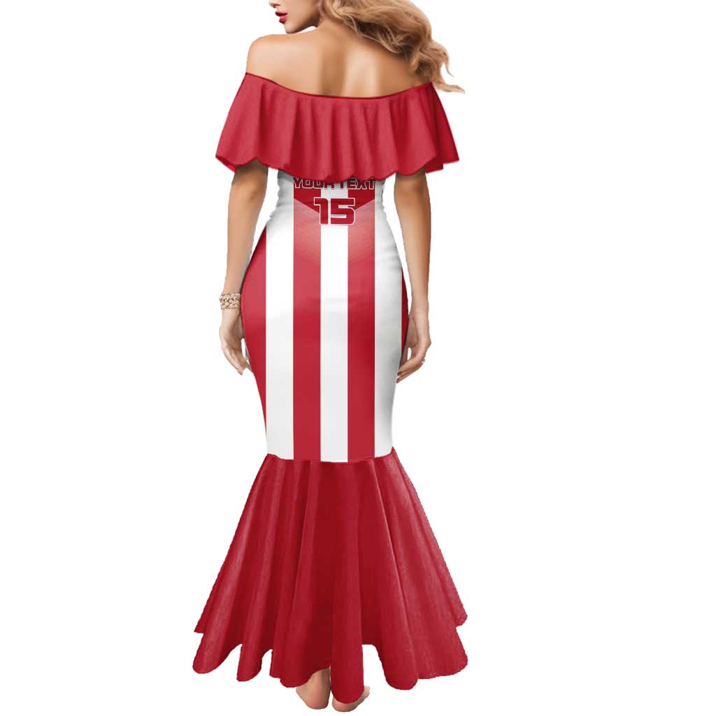 Custom Liberia Football Family Matching Mermaid Dress and Hawaiian Shirt Sporty Style - Wonder Print Shop