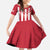 Custom Liberia Football Family Matching Off The Shoulder Long Sleeve Dress and Hawaiian Shirt Sporty Style - Wonder Print Shop