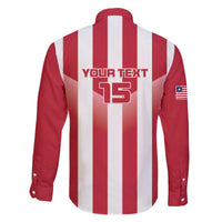 Custom Liberia Football Family Matching Off The Shoulder Long Sleeve Dress and Hawaiian Shirt Sporty Style - Wonder Print Shop