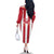 Custom Liberia Football Family Matching Off The Shoulder Long Sleeve Dress and Hawaiian Shirt Sporty Style - Wonder Print Shop