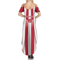 Custom Liberia Football Family Matching Summer Maxi Dress and Hawaiian Shirt Sporty Style - Wonder Print Shop