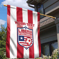 Custom Liberia Football Garden Flag Sporty Style - Wonder Print Shop