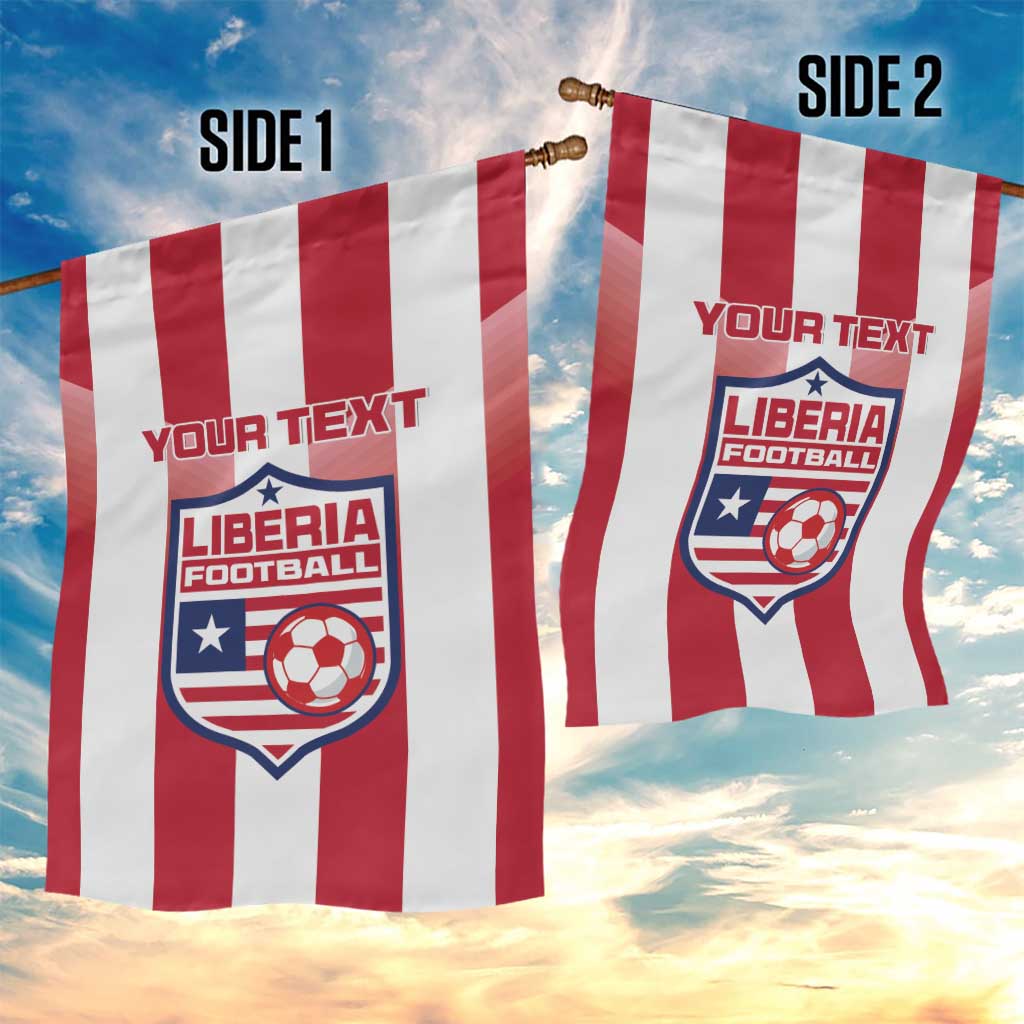 Custom Liberia Football Garden Flag Sporty Style - Wonder Print Shop