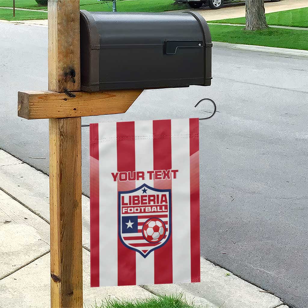 Custom Liberia Football Garden Flag Sporty Style - Wonder Print Shop