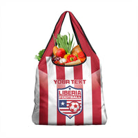 Custom Liberia Football Grocery Bag Sporty Style