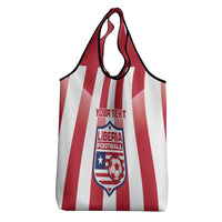 Custom Liberia Football Grocery Bag Sporty Style