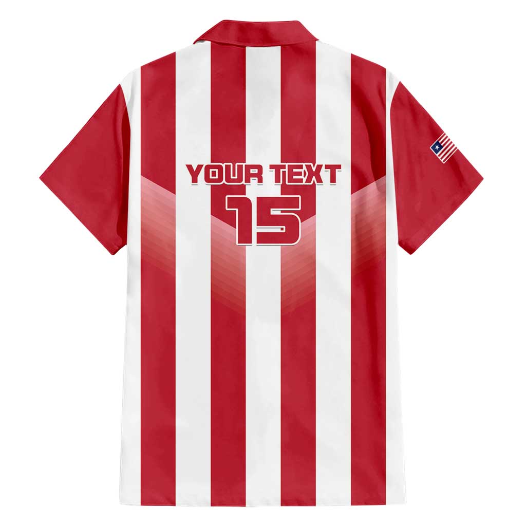 Custom Liberia Football Hawaiian Shirt Sporty Style - Wonder Print Shop