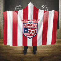 Custom Liberia Football Hooded Blanket Sporty Style