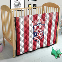 Custom Liberia Football Quilt Sporty Style - Wonder Print Shop