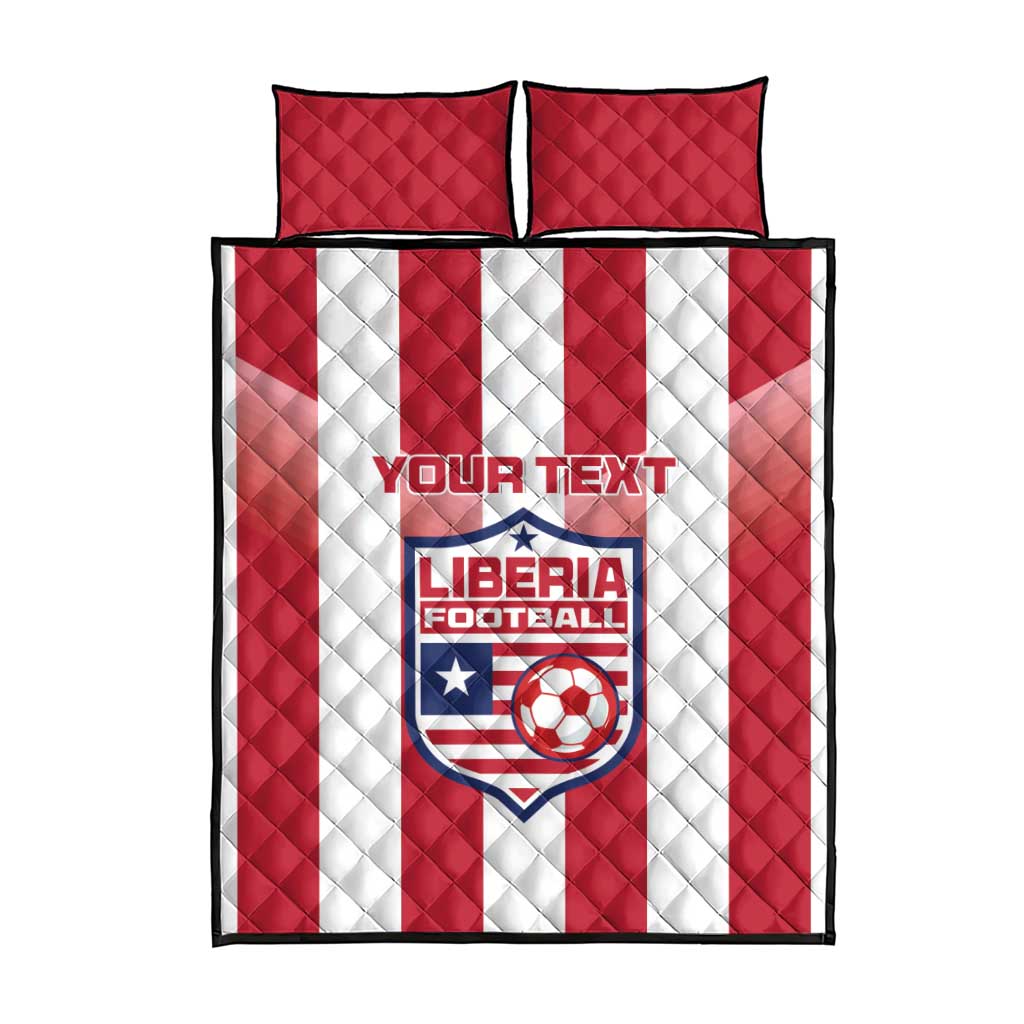 Custom Liberia Football Quilt Bed Set Sporty Style - Wonder Print Shop