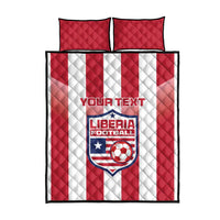 Custom Liberia Football Quilt Bed Set Sporty Style - Wonder Print Shop