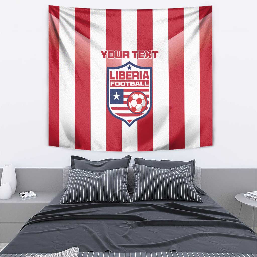 Custom Liberia Football Tapestry Sporty Style - Wonder Print Shop