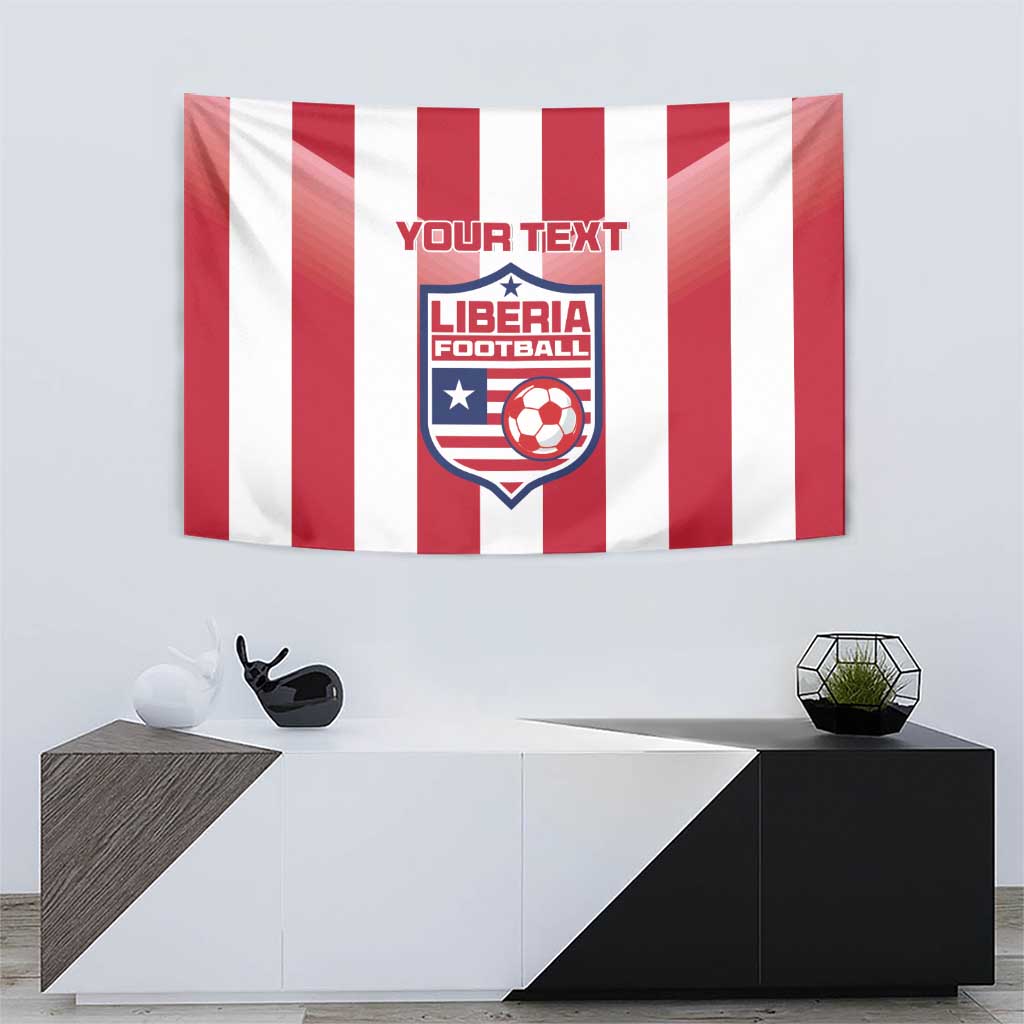 Custom Liberia Football Tapestry Sporty Style - Wonder Print Shop