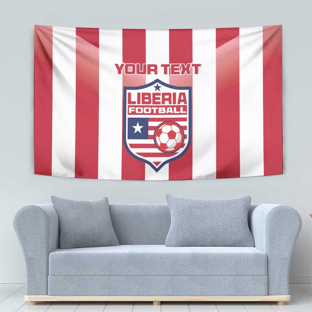 Custom Liberia Football Tapestry Sporty Style - Wonder Print Shop