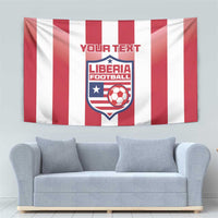 Custom Liberia Football Tapestry Sporty Style - Wonder Print Shop