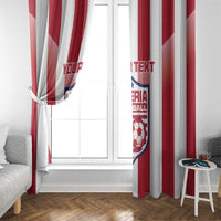 Custom Liberia Football Window Curtain Sporty Style - Wonder Print Shop