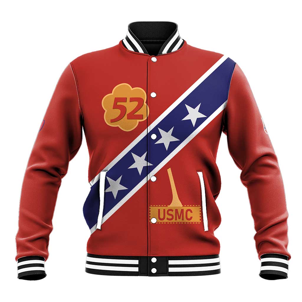 Montford Point Marines Baseball Jacket 52 USMC Tribute - Wonder Print Shop