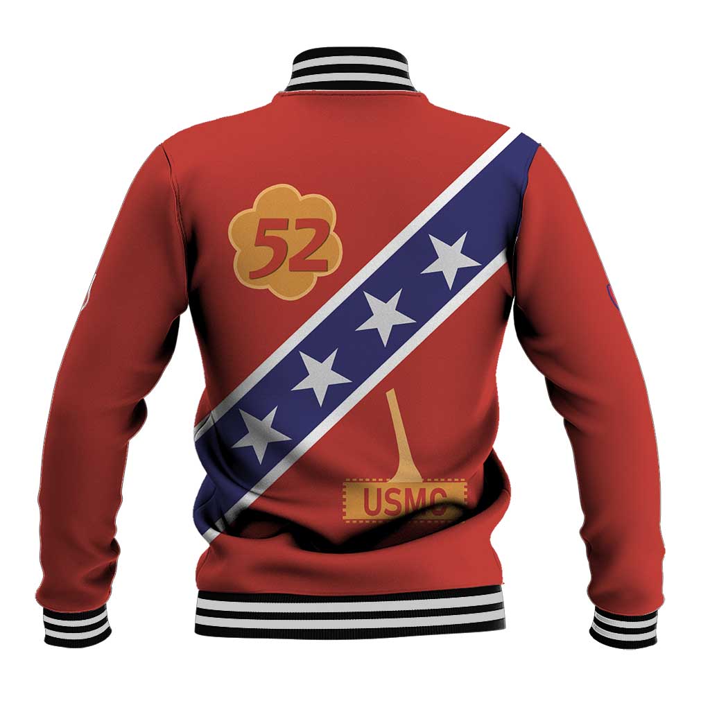 Montford Point Marines Baseball Jacket 52 USMC Tribute - Wonder Print Shop