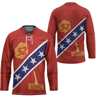 Montford Point Marines Hockey Jersey 52 USMC Tribute - Wonder Print Shop