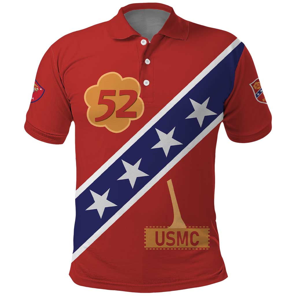 Montford Point Marines Polo Shirt 52 USMC Tribute - Wonder Print Shop