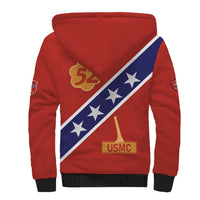 Montford Point Marines Sherpa Hoodie 52 USMC Tribute - Wonder Print Shop