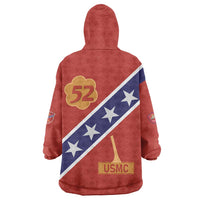 Montford Point Marines Wearable Blanket Hoodie 52 USMC Tribute - Wonder Print Shop