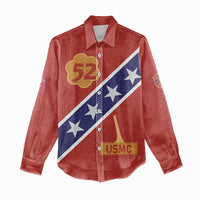 Montford Point Marines Women Casual Shirt 52 USMC Tribute - Wonder Print Shop