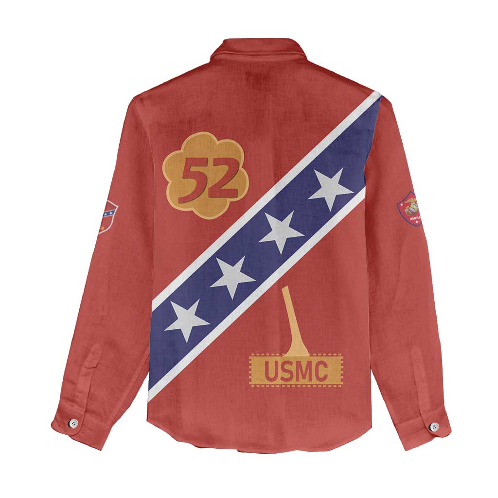 Montford Point Marines Women Casual Shirt 52 USMC Tribute - Wonder Print Shop