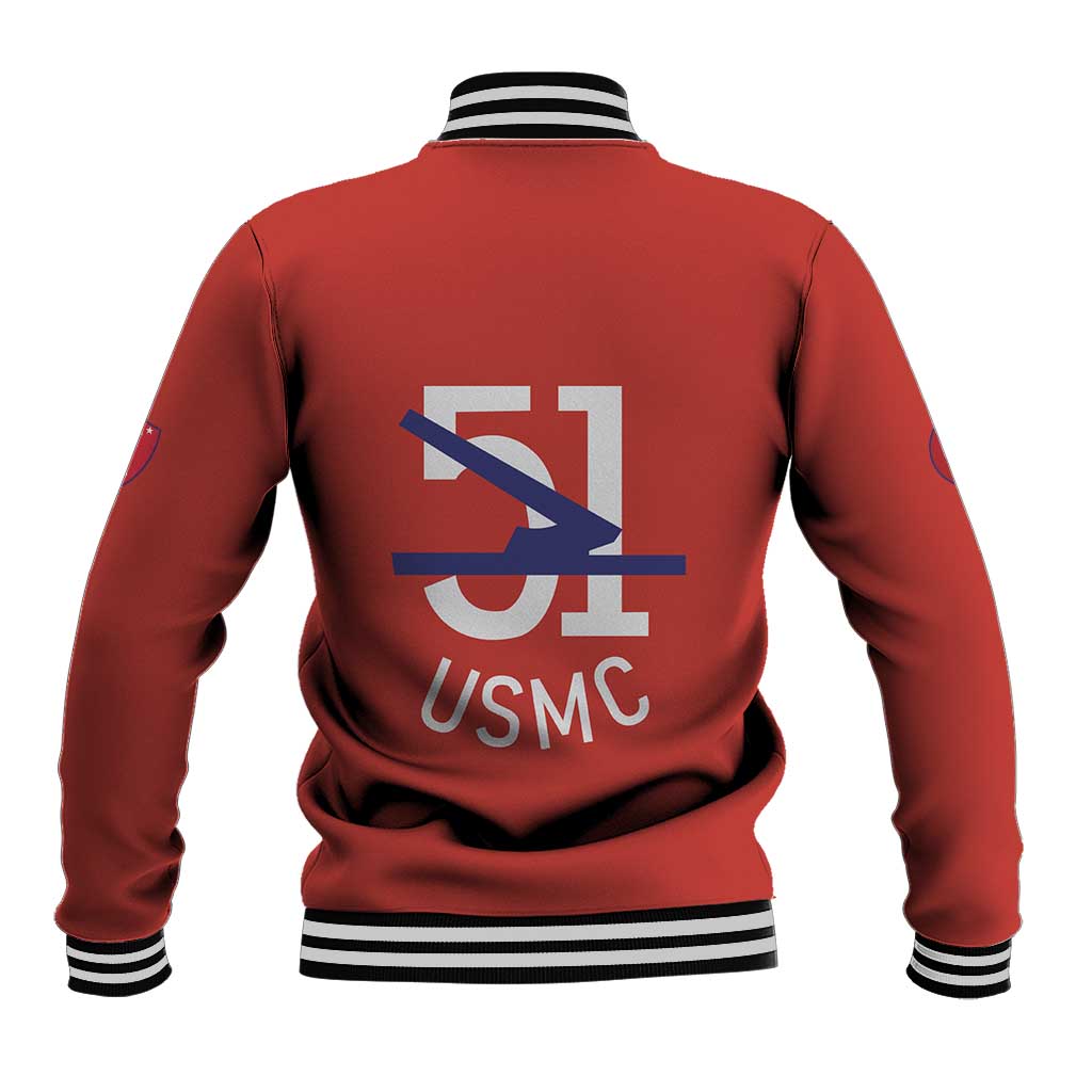 Montford Point Marines Baseball Jacket 51 USMC Tribute - Wonder Print Shop