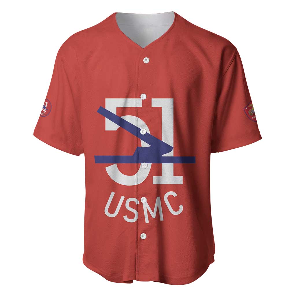 Montford Point Marines Baseball Jersey 51 USMC Tribute - Wonder Print Shop