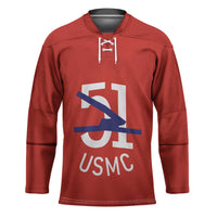 Montford Point Marines Hockey Jersey 51 USMC Tribute - Wonder Print Shop