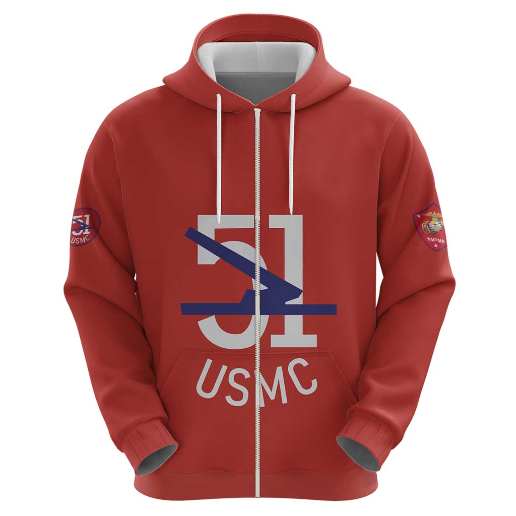 Montford Point Marines Hoodie 51 USMC Tribute - Wonder Print Shop