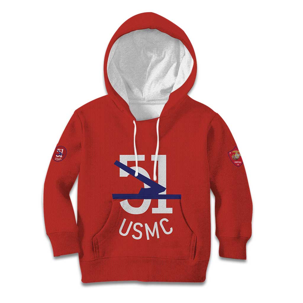 Montford Point Marines Kid Hoodie 51 USMC Tribute - Wonder Print Shop