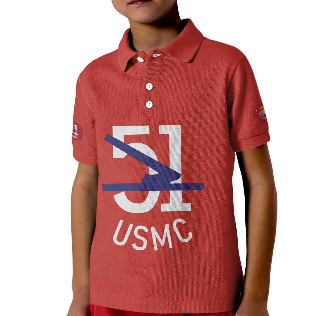 Montford Point Marines Kid Polo Shirt 51 USMC Tribute - Wonder Print Shop