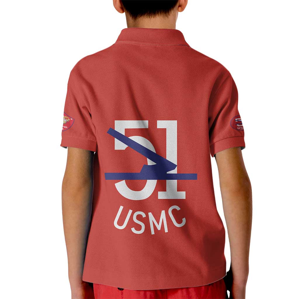 Montford Point Marines Kid Polo Shirt 51 USMC Tribute - Wonder Print Shop