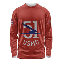 Montford Point Marines Long Sleeve Shirt 51 USMC Tribute - Wonder Print Shop