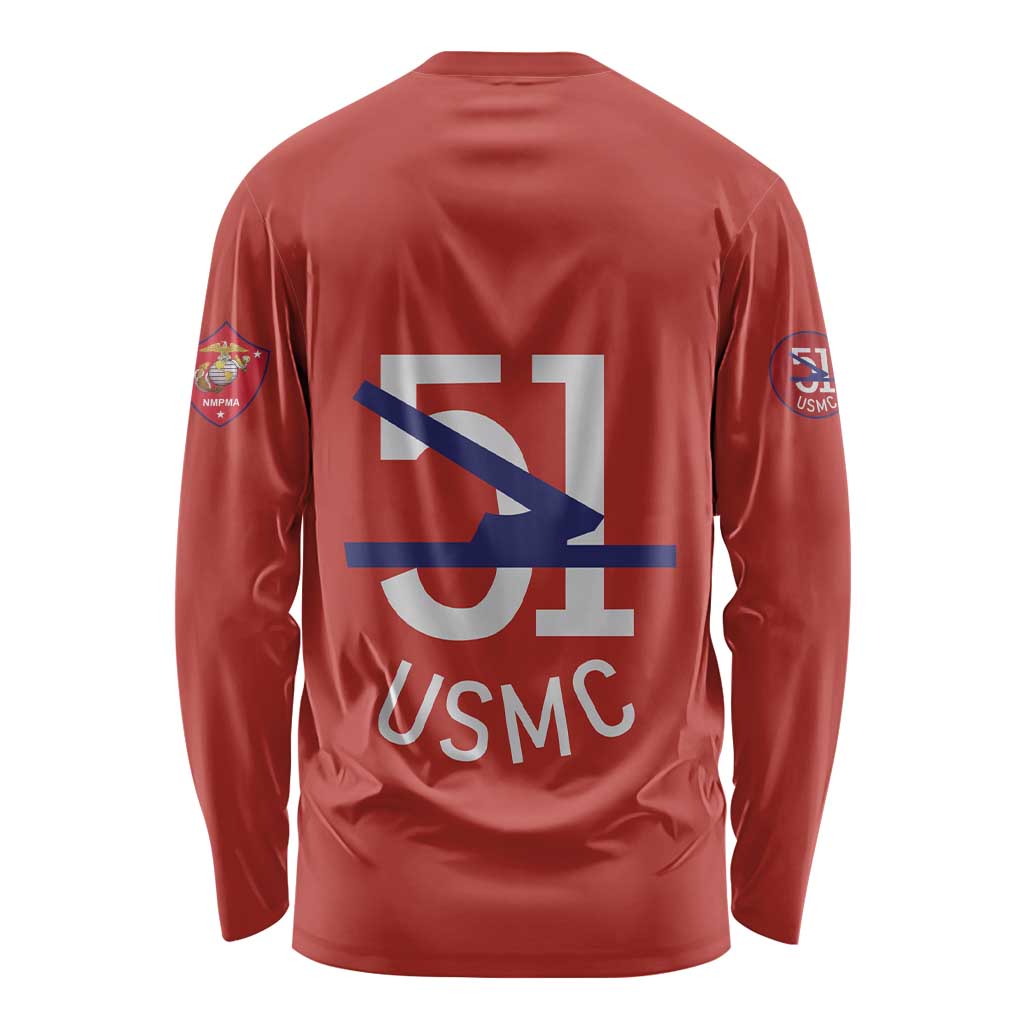 Montford Point Marines Long Sleeve Shirt 51 USMC Tribute - Wonder Print Shop