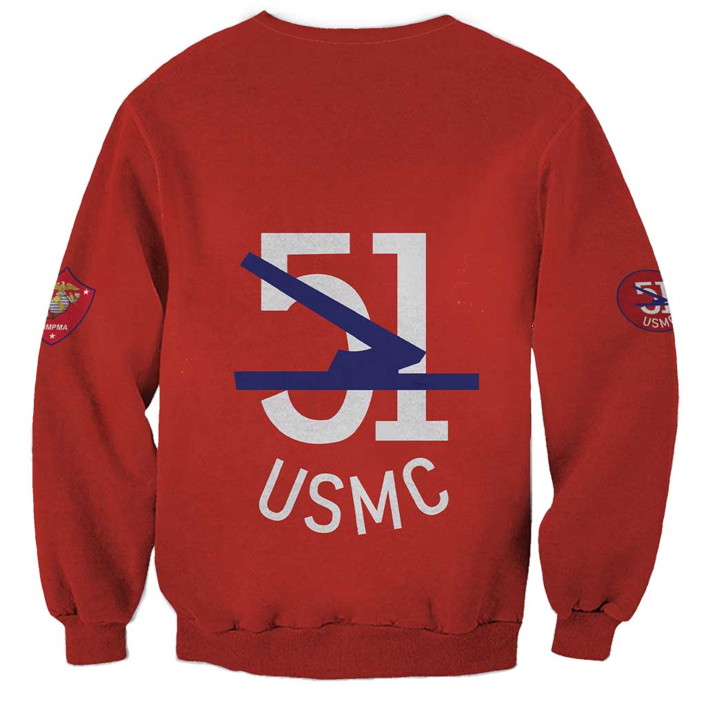 Montford Point Marines Sweatshirt 51 USMC Tribute - Wonder Print Shop