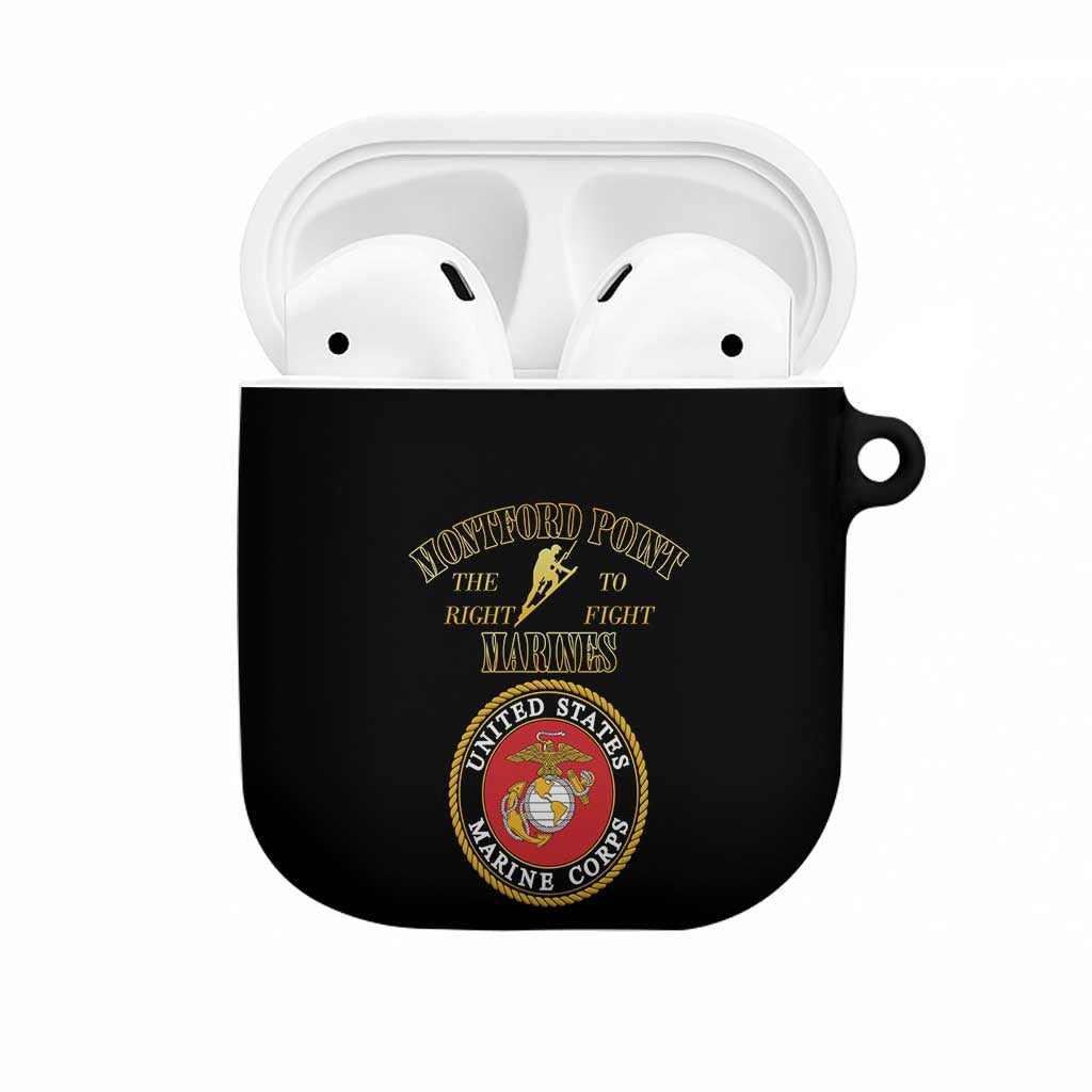 African American Marine Corps Legacy AirPods Case Montford Point Heritage Black - Wonder Print Shop