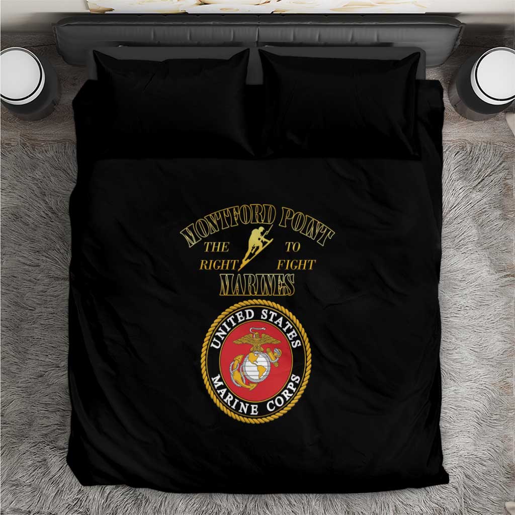 African American Marine Corps Legacy Bedding Set Montford Point Heritage Black - Wonder Print Shop
