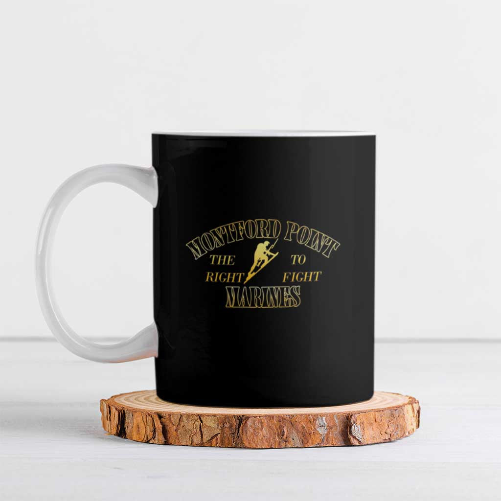 African American Marine Corps Legacy Ceramic Mug Montford Point Heritage Black - Wonder Print Shop