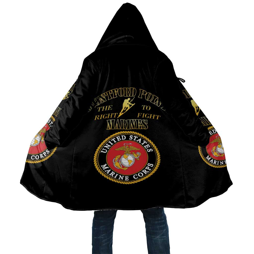 African American Marine Corps Legacy Cloak Montford Point Heritage Black - Wonder Print Shop