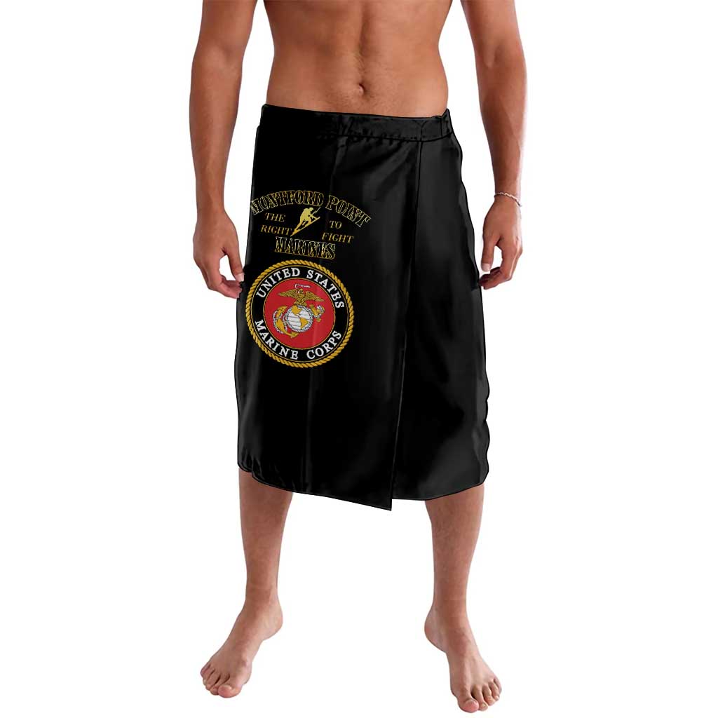 African American Marine Corps Legacy Lavalava Montford Point Heritage Black - Wonder Print Shop