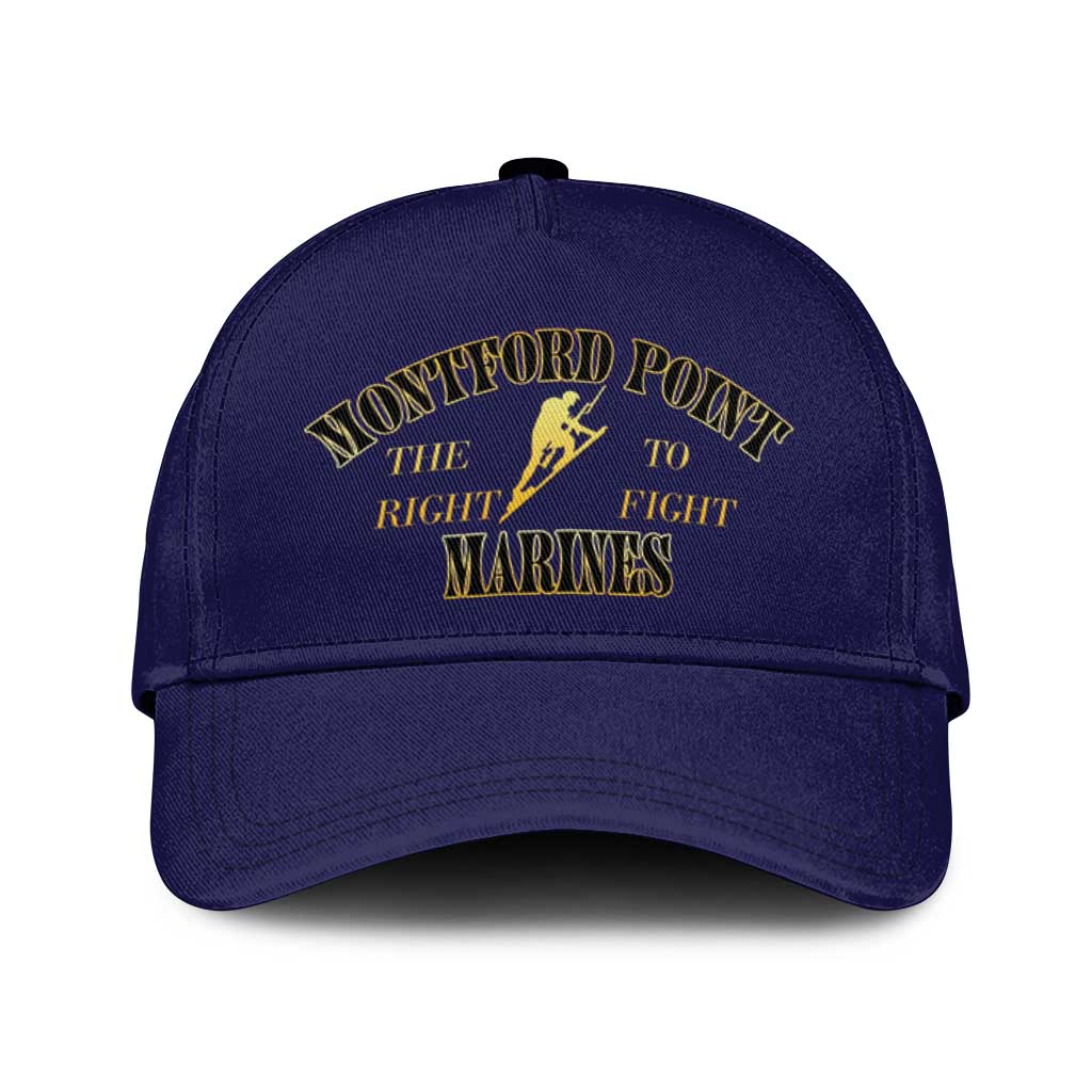 African American Marine Corps Legacy Classic Cap Montford Point Heritage Navy Blue - Wonder Print Shop